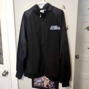 Seahawks Black Jacket- Mens Size 2XL